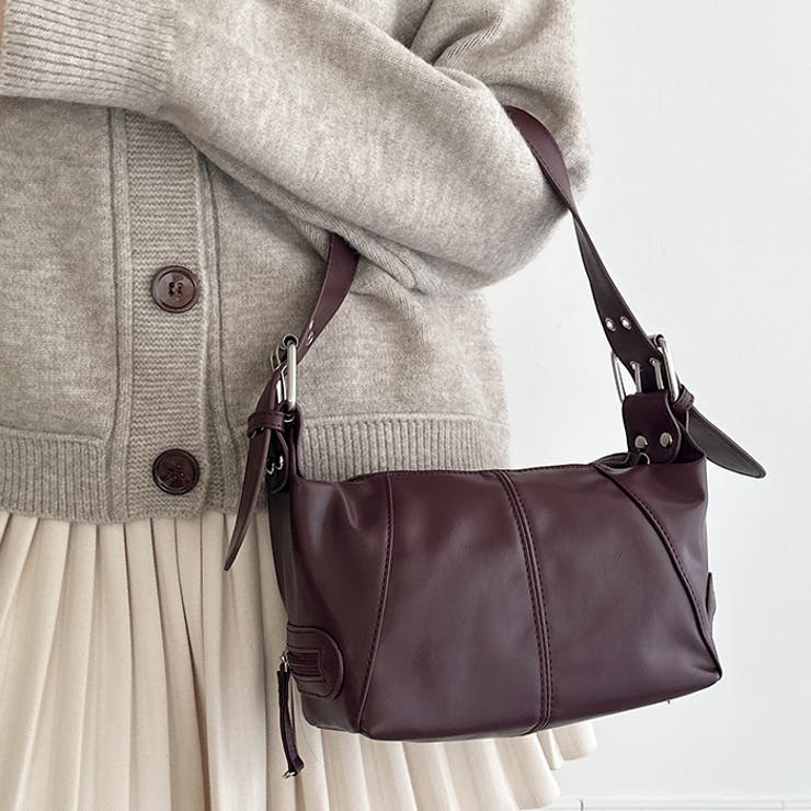 フェイクレザーベルトデザインハンドバッグ | Outfitter lab | 詳細画像24 