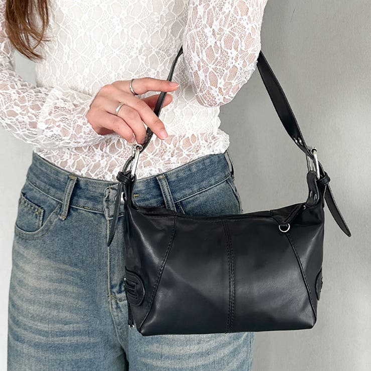 フェイクレザーベルトデザインハンドバッグ | Outfitter lab | 詳細画像8 