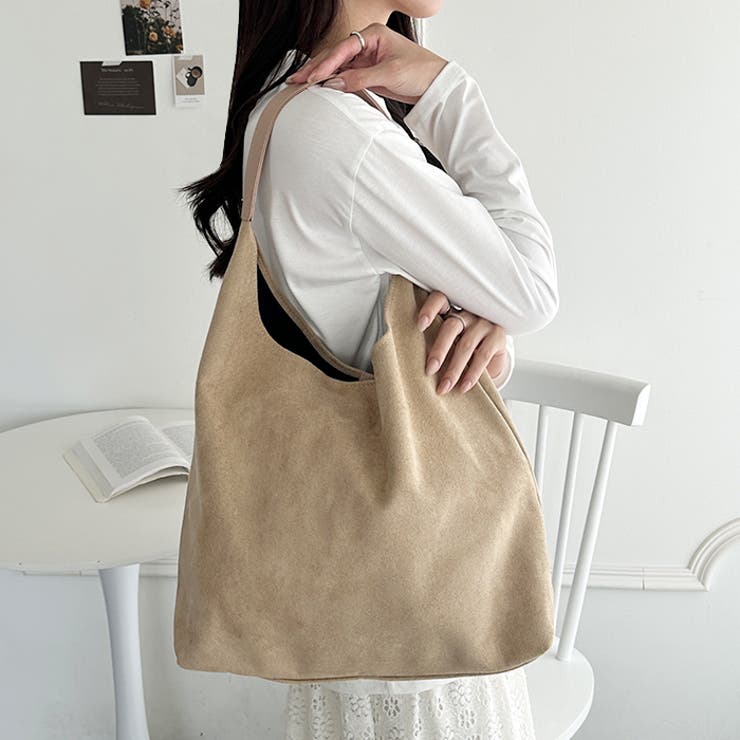 ポーチ付き スウェード風ワンハンドルバッグ | Outfitter lab | 詳細画像17 