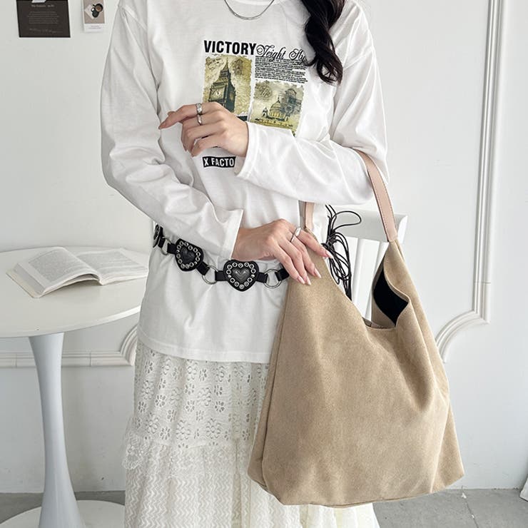 ポーチ付き スウェード風ワンハンドルバッグ | Outfitter lab | 詳細画像21 