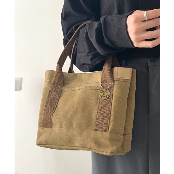 ブラウン | キャンバスミニトートバッグ | Outfitter lab