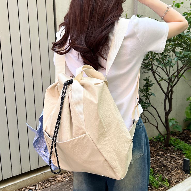 【A4収納可】2wayナイロンバックパック トートバッグ | Outfitter lab | 詳細画像12 