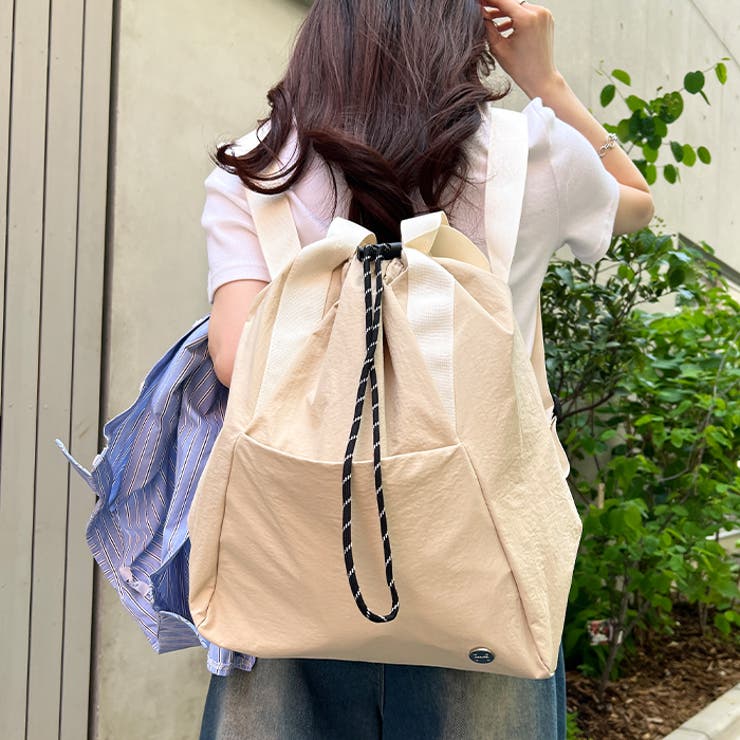 【A4収納可】2wayナイロンバックパック トートバッグ | Outfitter lab | 詳細画像13 