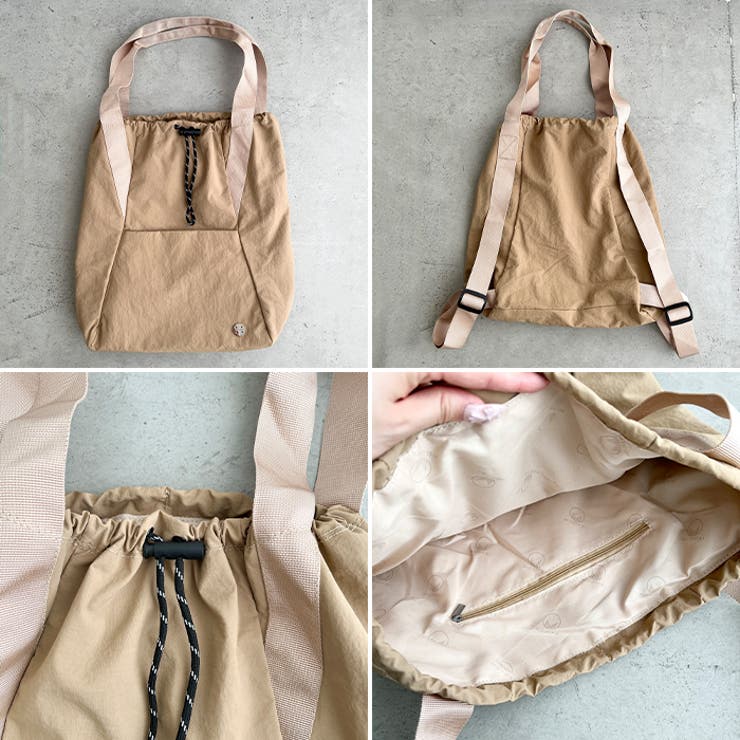 【A4収納可】2wayナイロンバックパック トートバッグ | Outfitter lab | 詳細画像23 