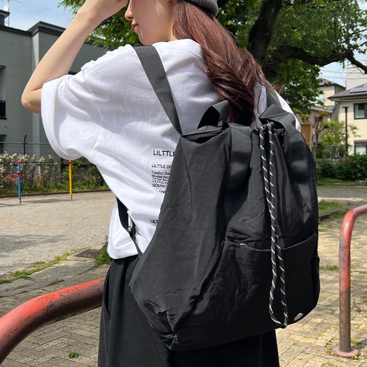 【A4収納可】2wayナイロンバックパック トートバッグ | Outfitter lab | 詳細画像6 