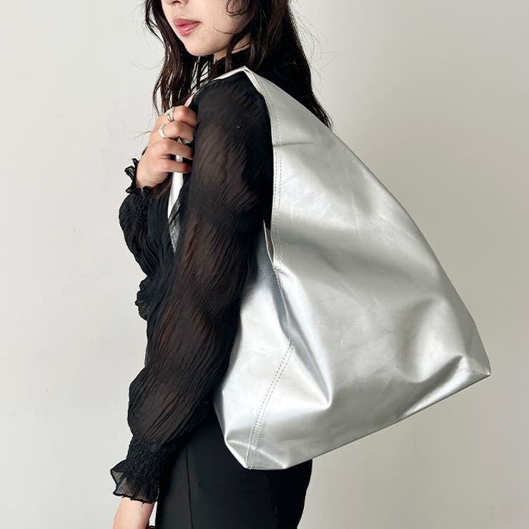 【A4収納可】PUワンハンドルショルダーバッグ トートバッグ | Outfitter lab | 詳細画像11 