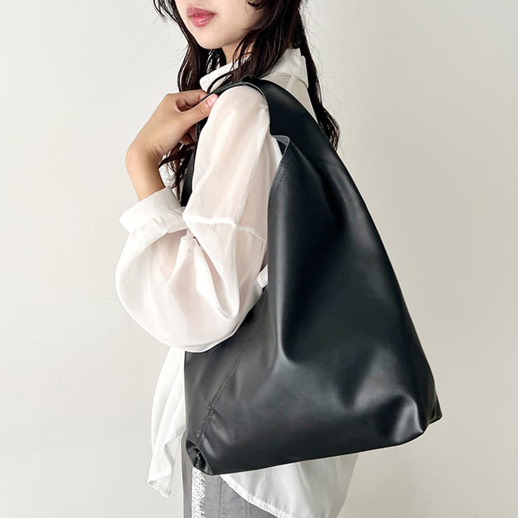 【A4収納可】PUワンハンドルショルダーバッグ トートバッグ | Outfitter lab | 詳細画像5 
