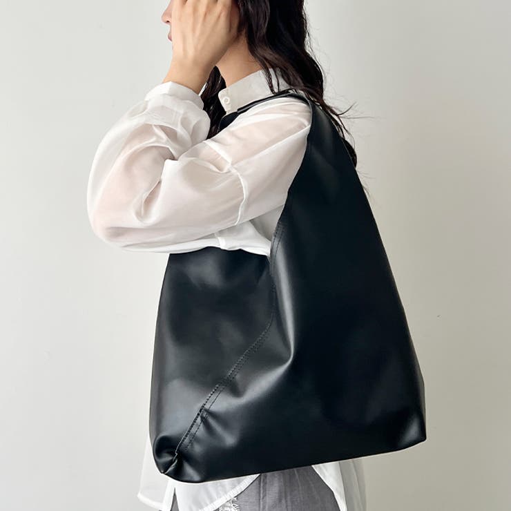 【A4収納可】PUワンハンドルショルダーバッグ トートバッグ | Outfitter lab | 詳細画像8 