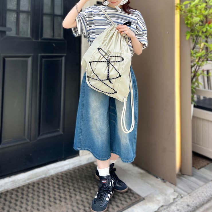 【A4収納可】ナイロンドローストリングナップサック | Outfitter lab | 詳細画像15 