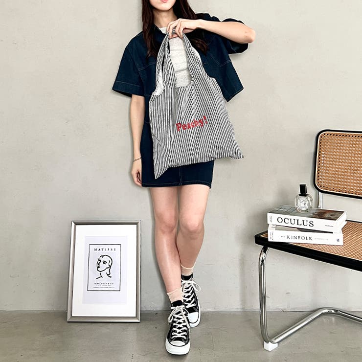 【A4収納可】ロゴマルシェトートバッグ | Outfitter lab | 詳細画像39 