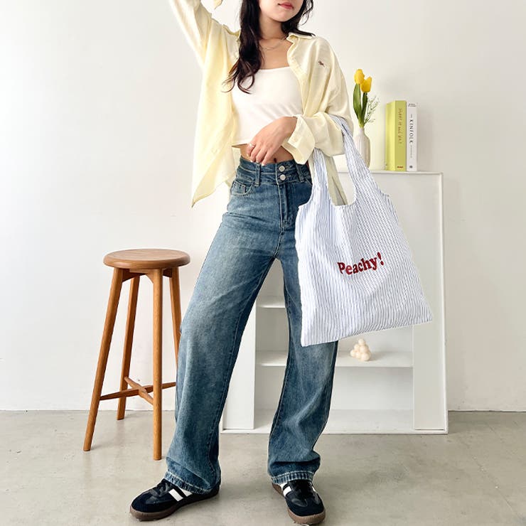 【A4収納可】ロゴマルシェトートバッグ | Outfitter lab | 詳細画像9 