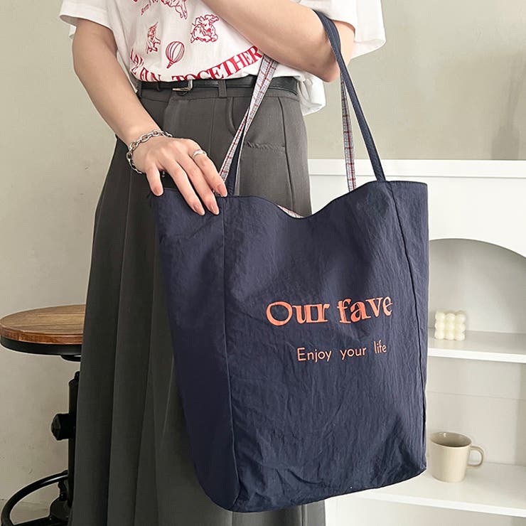 リバーシブルチェックトートバッグ | Outfitter lab | 詳細画像13 
