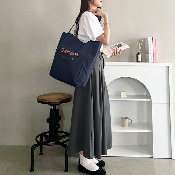 リバーシブルチェックトートバッグ | Outfitter lab | 詳細画像15 