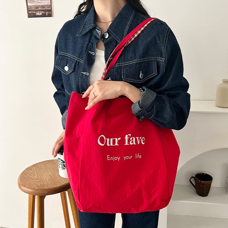 リバーシブルチェックトートバッグ | Outfitter lab | 詳細画像18 