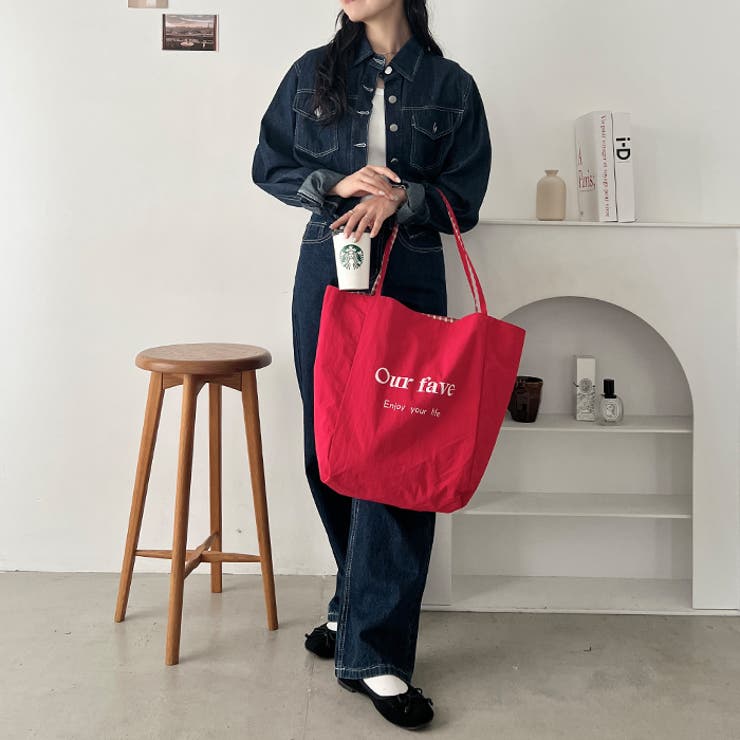リバーシブルチェックトートバッグ | Outfitter lab | 詳細画像19 