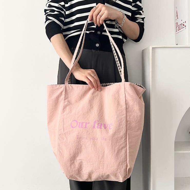 リバーシブルチェックトートバッグ | Outfitter lab | 詳細画像25 