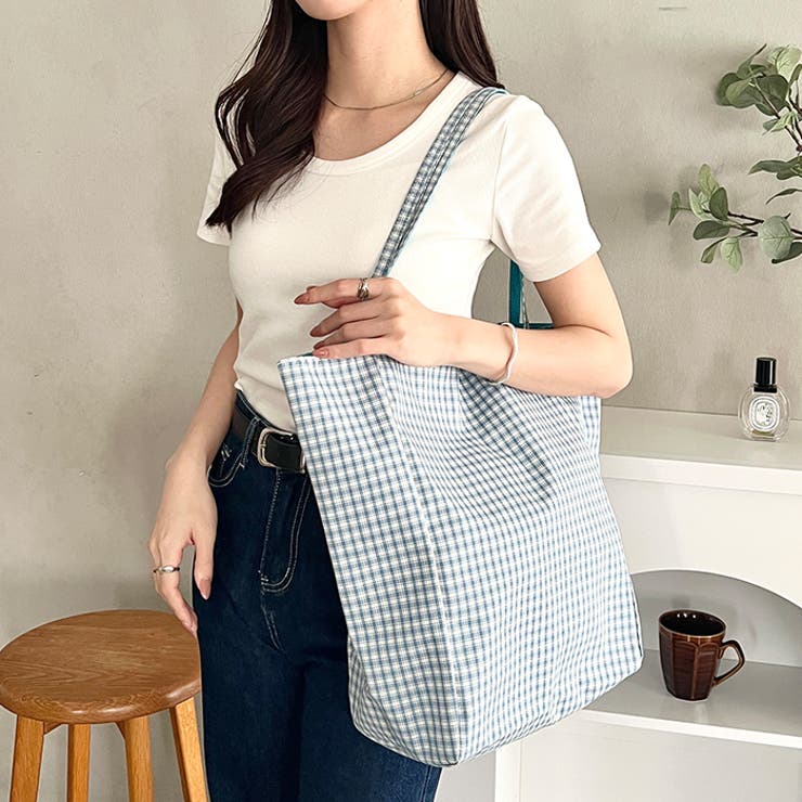 リバーシブルチェックトートバッグ | Outfitter lab | 詳細画像29 