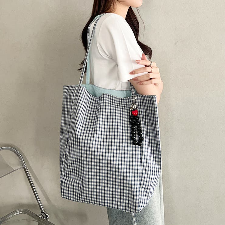 リバーシブルチェックトートバッグ | Outfitter lab | 詳細画像34 