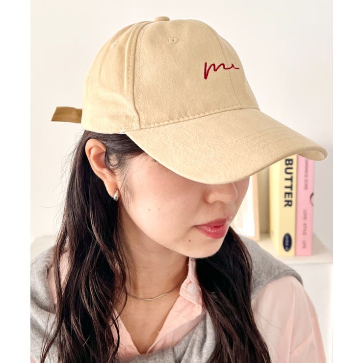 ベージュ | フロント刺繍ロゴキャップ | Outfitter lab