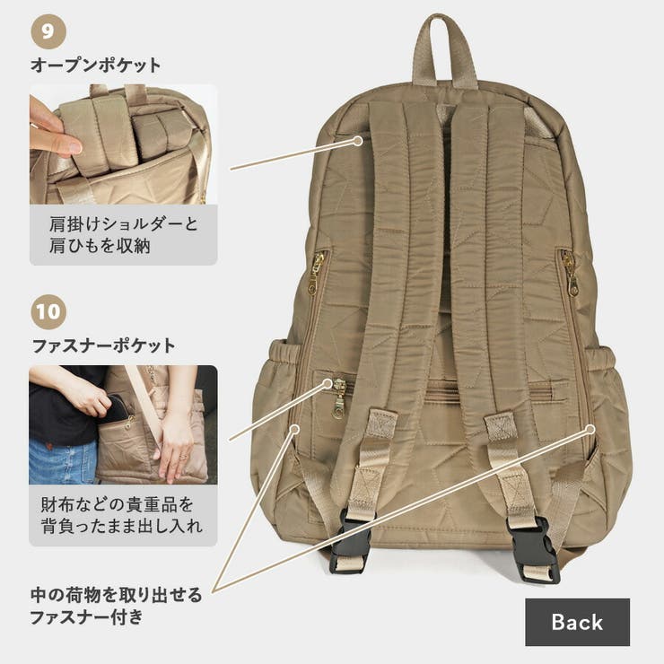 ママバッグ ママリュック リュックサック | At First | 詳細画像6 