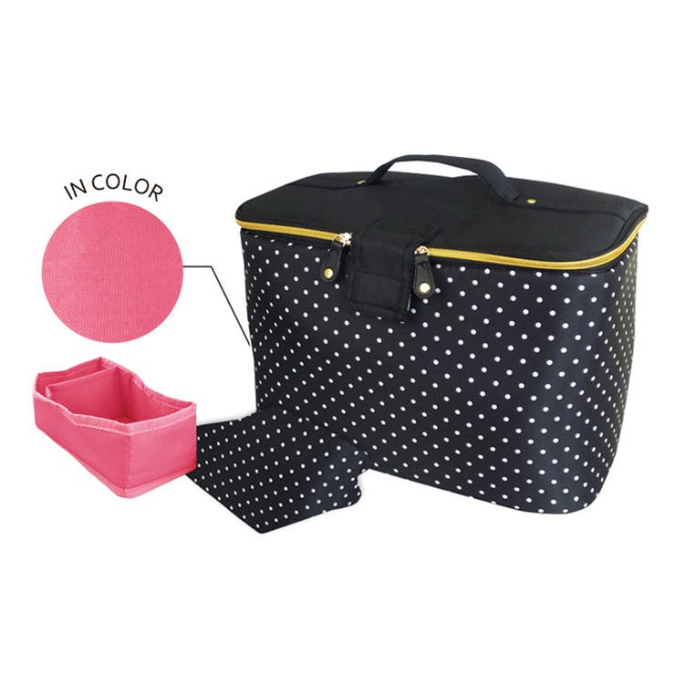 プレーンドット・ブラック | おむつ 収納 ケース | At First