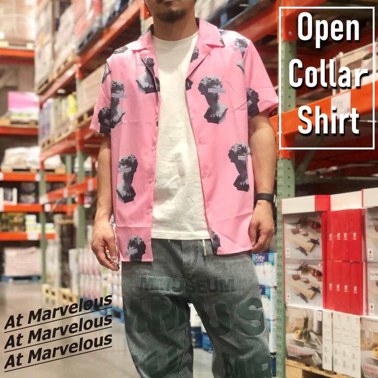 絶望シャツ サテンシャツ メンズ 品番 Amvw At Marvelous アットマーベラス のメンズファッション 通販 Shoplist ショップリスト
