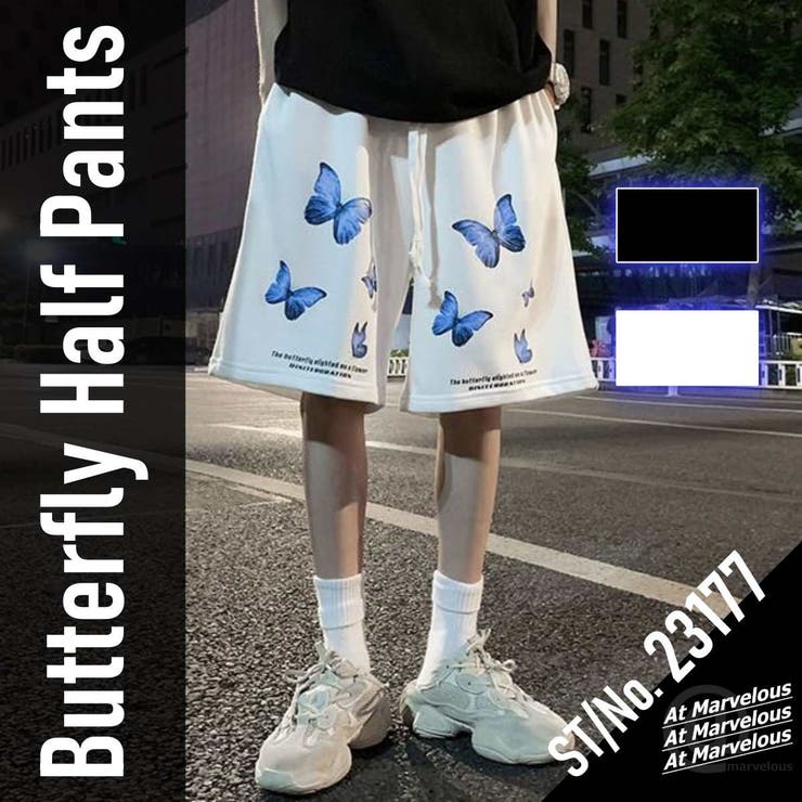 バタフライ スウェット ハーフパンツ[品番：AMVW0000219]｜At  Marvelous（アットマーベラス）のメンズファッション通販｜SHOPLIST（ショップリスト）
