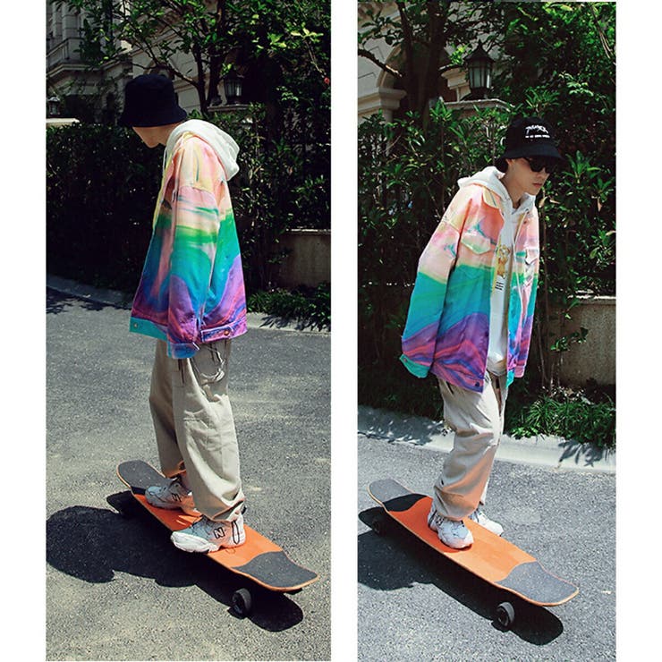 グラデーション ジャケット メンズ | At Marvelous | 詳細画像8 