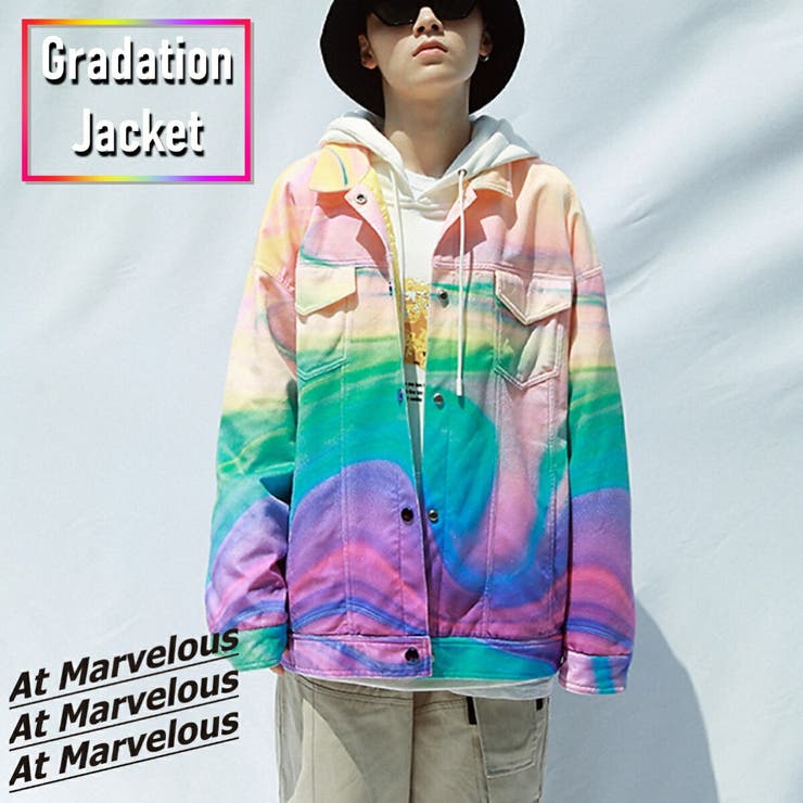 グラデーション ジャケット メンズ | At Marvelous | 詳細画像1 