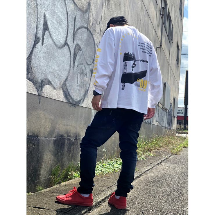 【ロナウド】新品 プリント Tシャツ ストリート スケーター ファッション