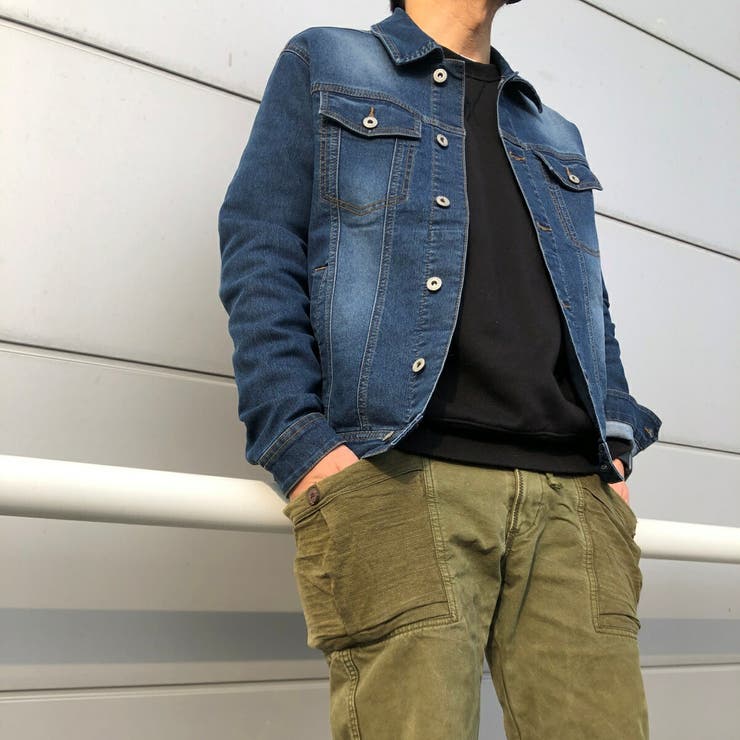 ストレッチデニム Gジャン メンズ[品番：AMVW0000175]｜At  Marvelous（アットマーベラス）のメンズファッション通販｜SHOPLIST（ショップリスト）