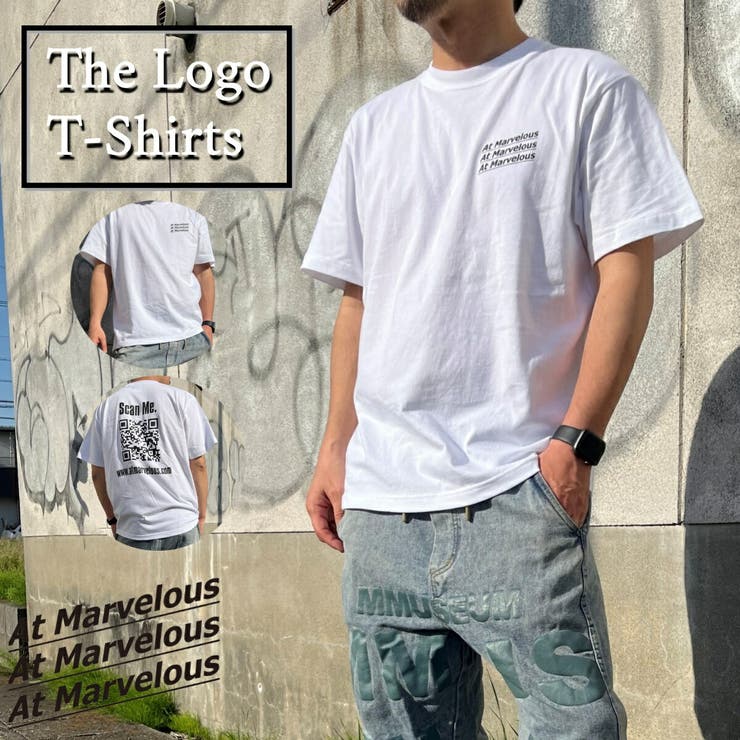 Tシャツ ロゴ プリント | At Marvelous | 詳細画像1 