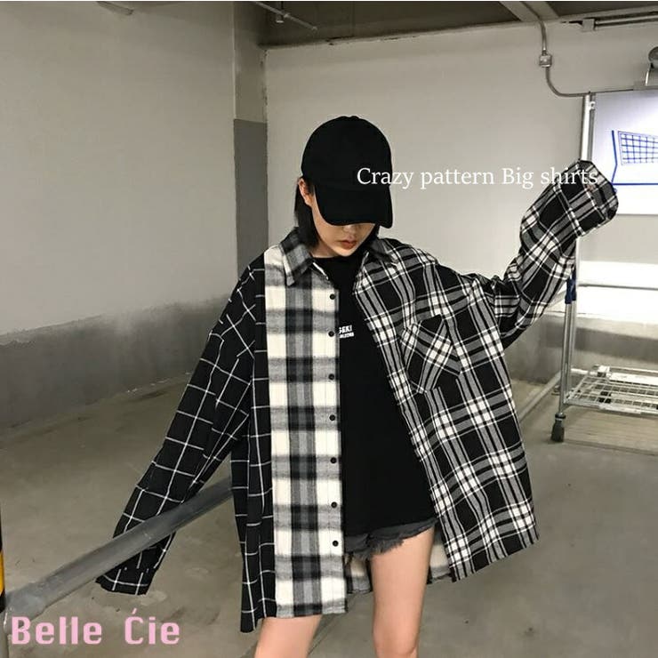 ビッグ チェックシャツ レディース 品番 Amvw Belle Cie ベルシー のレディースファッション通販 Shoplist ショップリスト