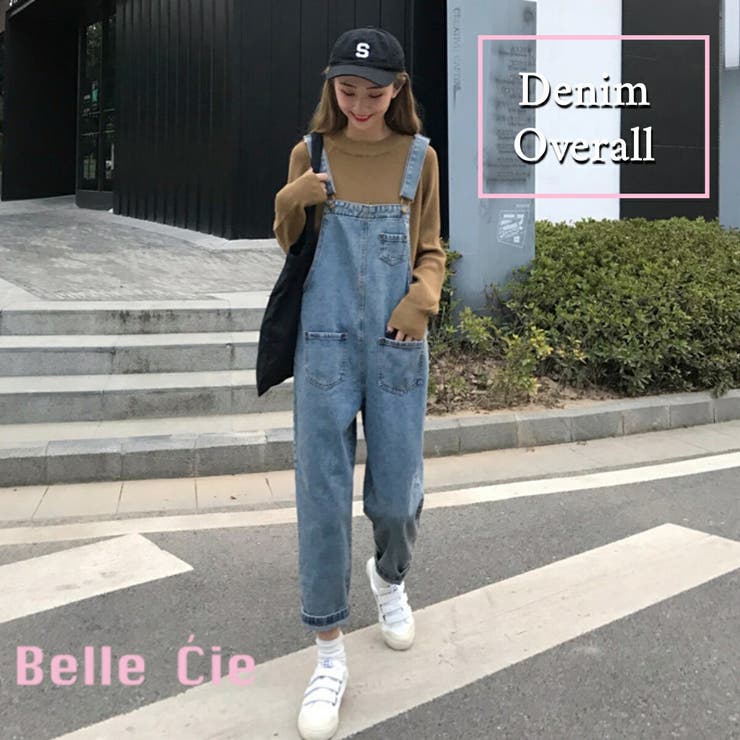 クロップト デニム オーバーオール 品番 Amvw Belle Cie ベルシー のレディースファッション 通販 Shoplist ショップリスト
