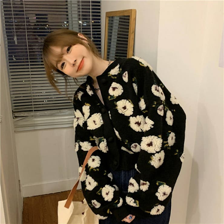 ❤️サエラ❤️ピアリマーマ❤️可愛い❤️お花モチーフ付き❤️ロングカーディガン 透かし編み サマーニット カーデ[品番：AH000021952]｜A Happy