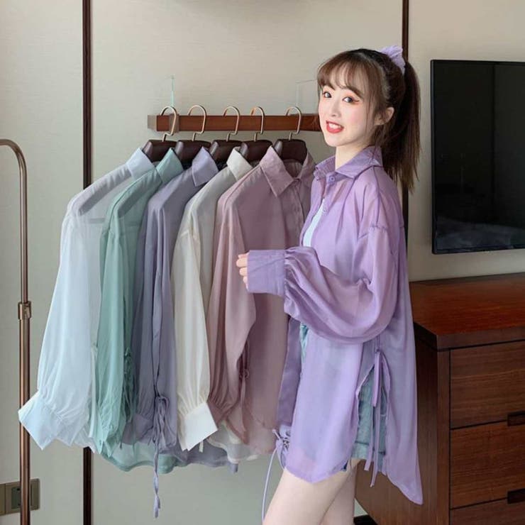 シアーシャツ 脇リボン ガーリー 品番 Amvw Belle Cie ベルシー のレディース ファッション通販 Shoplist ショップリスト