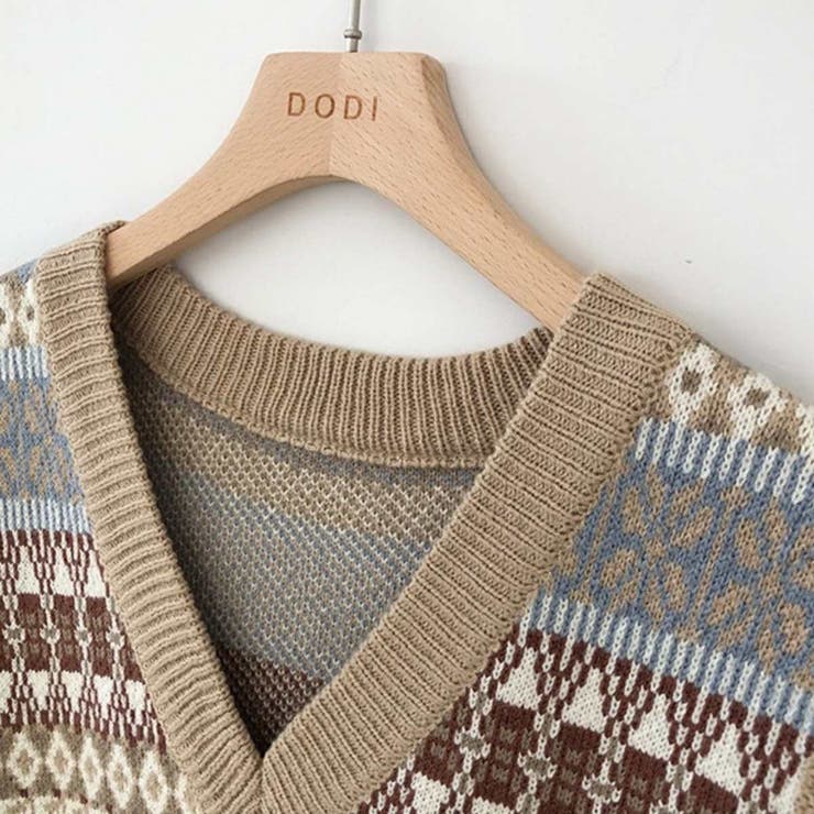 ノルディック ニットベスト レディース | Belle Cie | 詳細画像9 