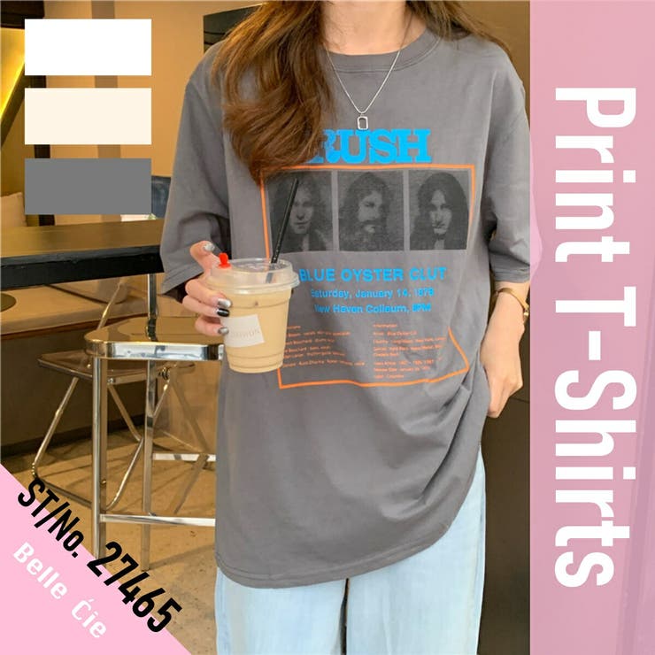 プリント Tシャツ カットソー | Belle Cie | 詳細画像2 