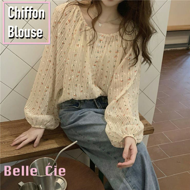 シフォン ブラウス レディース | Belle Cie | 詳細画像1 