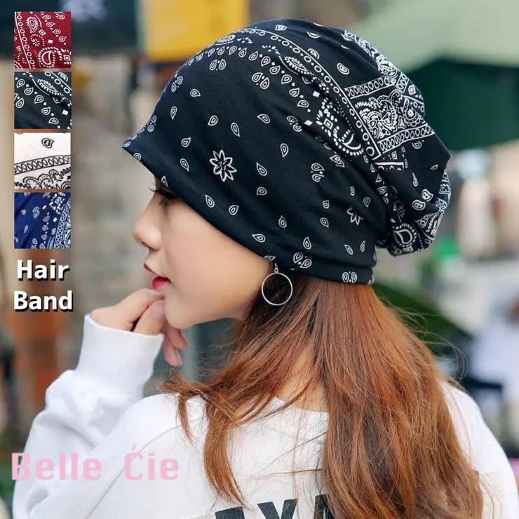 ヘアバンド レディース ペイズリー[品番：AMVW0000410]｜Belle