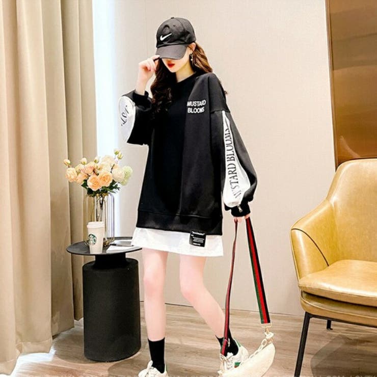 ジップ プルオーバー フェイクレイヤード | Belle Cie | 詳細画像6