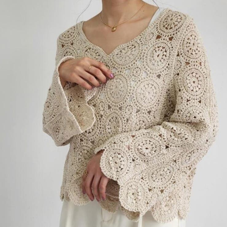 トップス かぎ針編み クロシェ | Belle Cie | 詳細画像5 