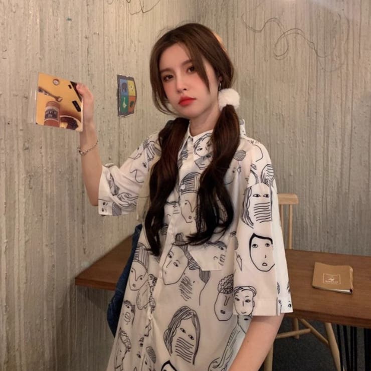 シャツ 半袖 レギュラーカラー | Belle Cie | 詳細画像4 