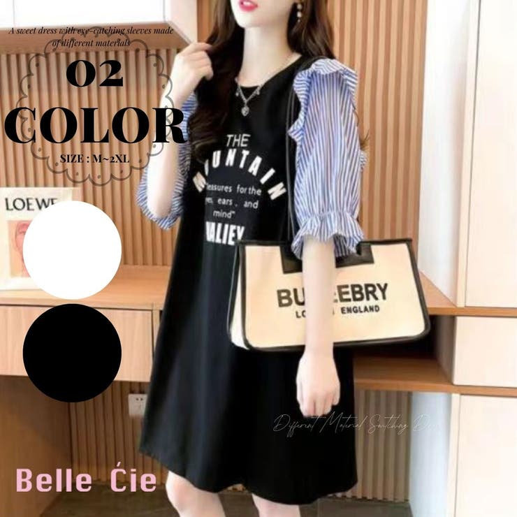 ワンピース 半袖 ミニワンピース | Belle Cie | 詳細画像1 