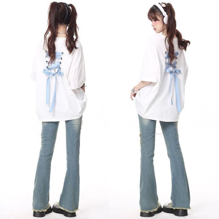 Tシャツ トップス 半袖[品番：AMVW0000881]｜Belle Cie