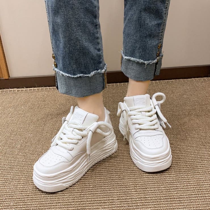 ホワイト | シューズ 靴 ダッドシューズ | Belle Cie