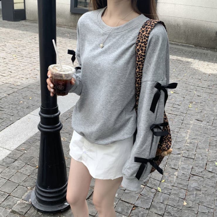 グレー | スウェット 長袖 トップス | Belle Cie