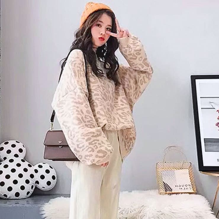 ニット レオパード プルオーバー | Belle Cie | 詳細画像5 