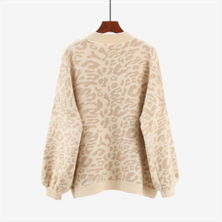 ニット レオパード プルオーバー | Belle Cie | 詳細画像13 