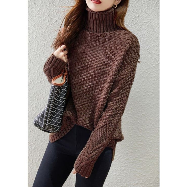 ニット ハイネック ケーブル | Belle Cie | 詳細画像5 